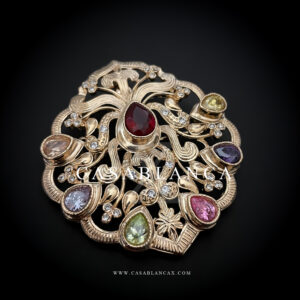 Beldi Broche Goud Multi Kleur - Evida - Image 2