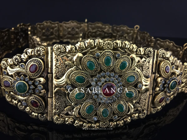 Bronzen Riem Groen en Rood - Yadra - Image 2