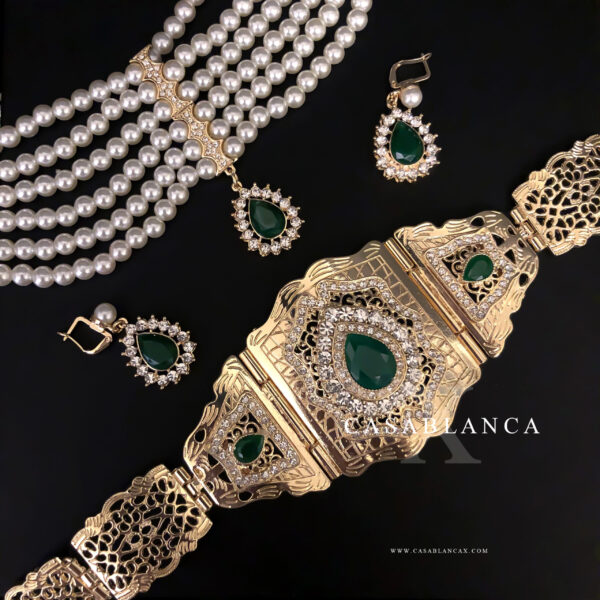 Henna Jewelry Set Green - Kiya