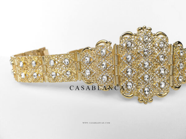 Ceinture en or marocaine Mdamma - Diapositive - Image 2