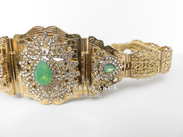 Skali Sfifa Moroccan Belt Gold – Amor - Image 2