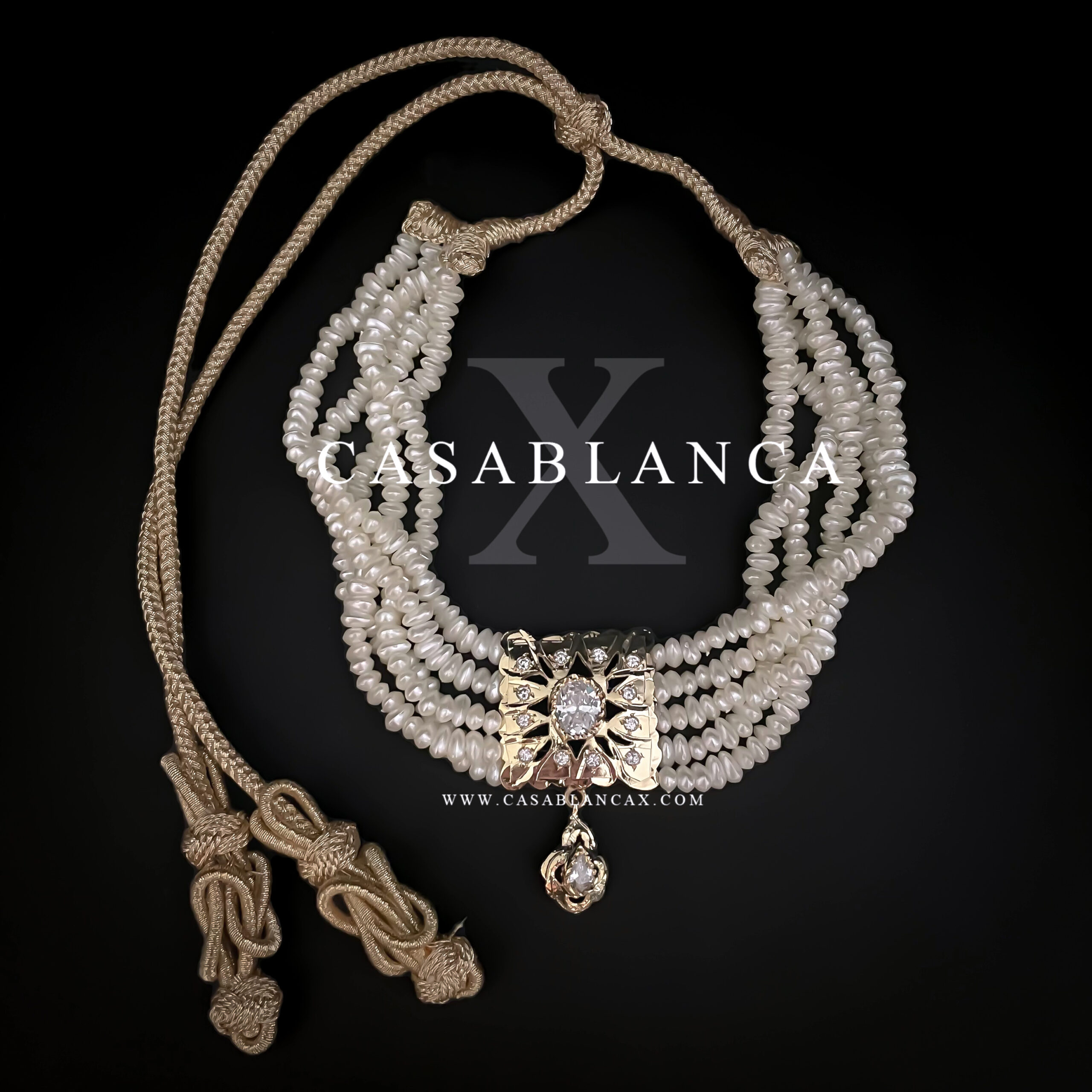 Gold Jawhar Choker – Kiray – Casablanca X