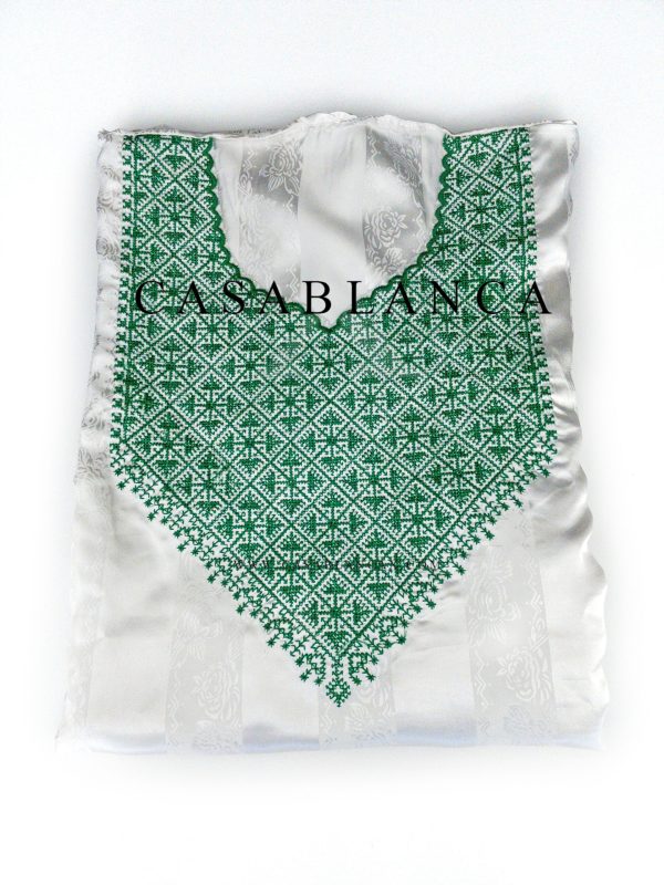Conjunto de vestido de día con henna verde - Zadia