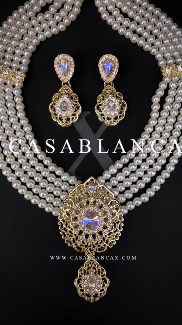 Jawhar Pearl Set Pinky - Jadya - Image 4