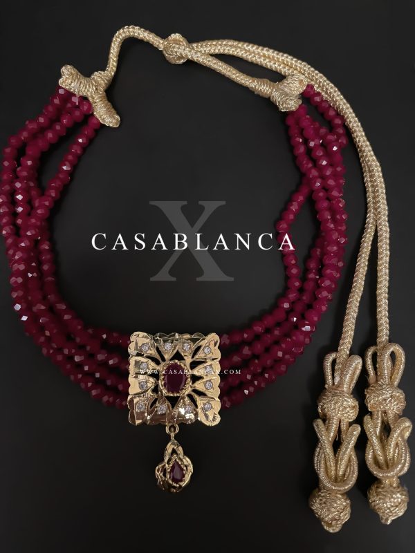Collier ras du cou en perles Jawhar - Rubya
