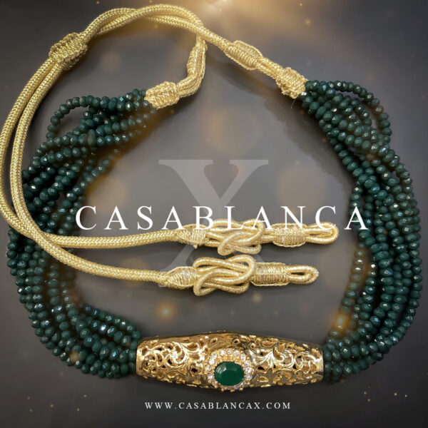 Collana verde Taqlidi Jawhar – Hassima