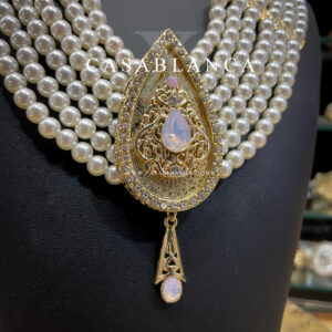 Parure Taqlidi en or rose - Wazmia – Image 3
