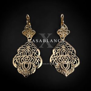 Taqlidi Gouden Oorbellen - Warida - Afbeelding 2