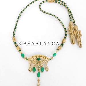 Beldi Ketting Goud Groen - Takina - Image 4