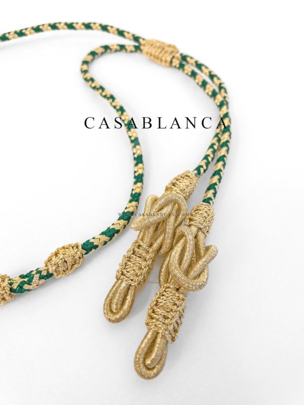 Beldi Necklace Gold Green - Takina - Image 3