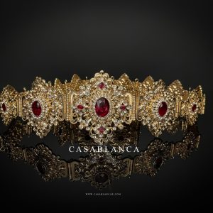 Marokkaanse Riem Goud Rood - Casmi - Image 3