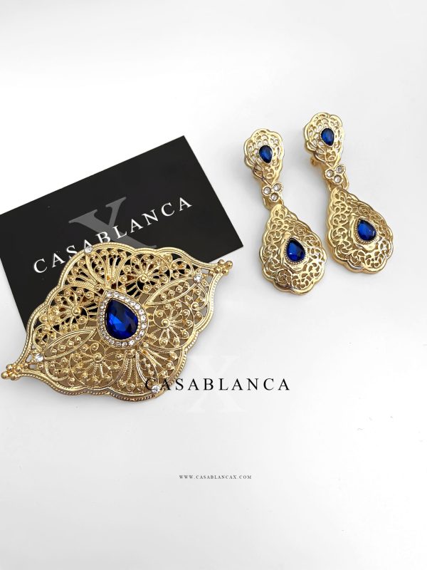 Set di spille in oro blu - Baltia