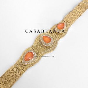 Marokkaanse Riem Goud Oranje - Eriza - immagine 3