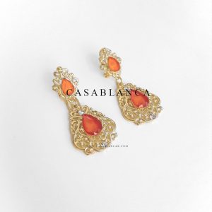 Gouden Marokkaanse Oorbellen - Hadla - Afbeelding 2