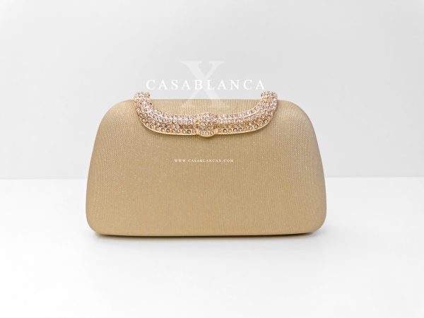 Borsa da sera con pochette dorata - Kalaz