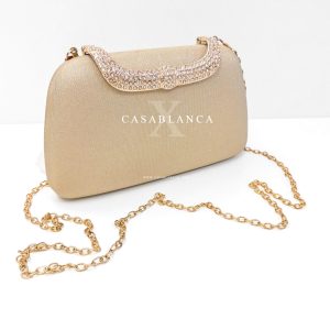Pochette de soirée dorée - Kalaz – Image 2