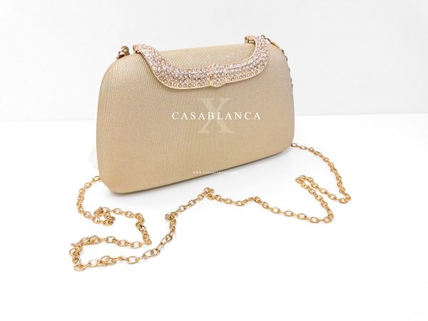 Borsa da sera con pochette dorata - Kalaz - Immagine 2