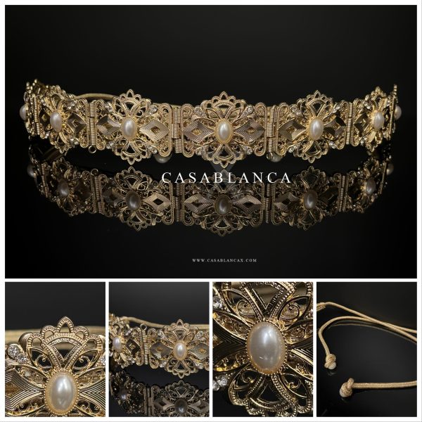 Marokkanischer Goldperlengürtel - Jawria