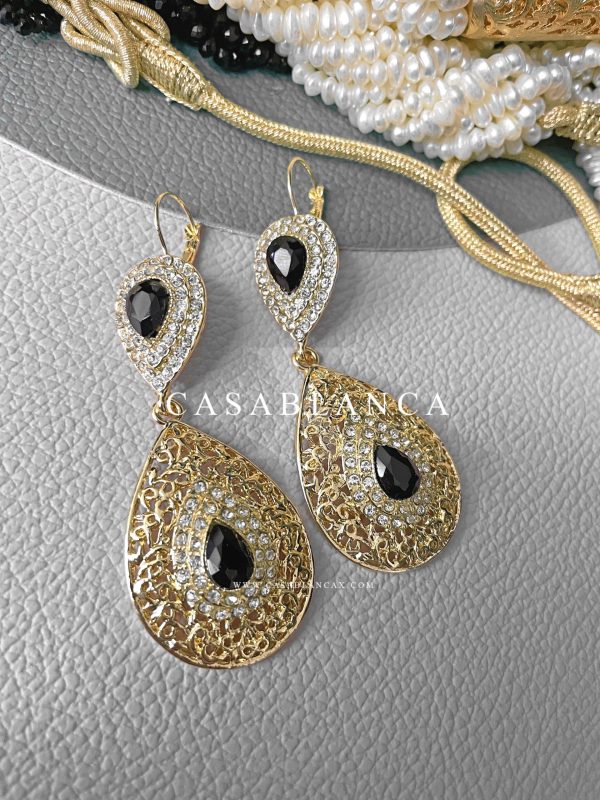 Orecchini in oro nero - Corpeta