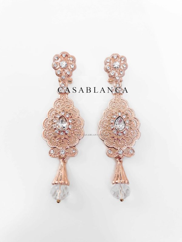 Rose Gold Earrings - Hali