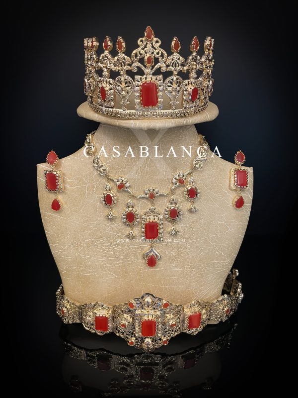 Moroccan Gold Jewelry Bridal Set - Liss - Image 6