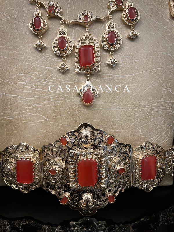 Moroccan Gold Jewelry Bridal Set - Liss - Image 5