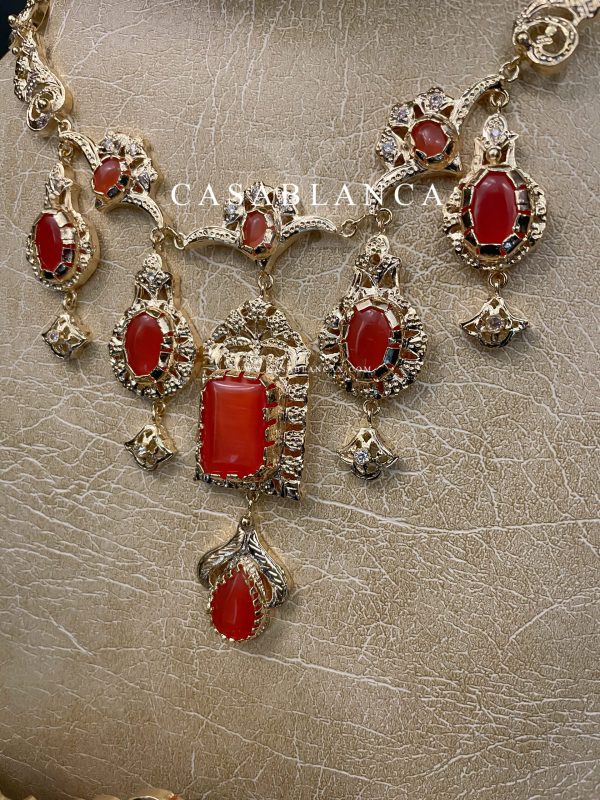 Moroccan Gold Jewelry Bridal Set - Liss - Image 3