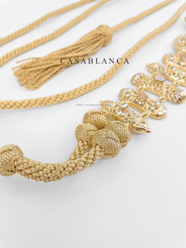 Moroccan Taqlidi Beldi Belt Gold - Smay - Image 4