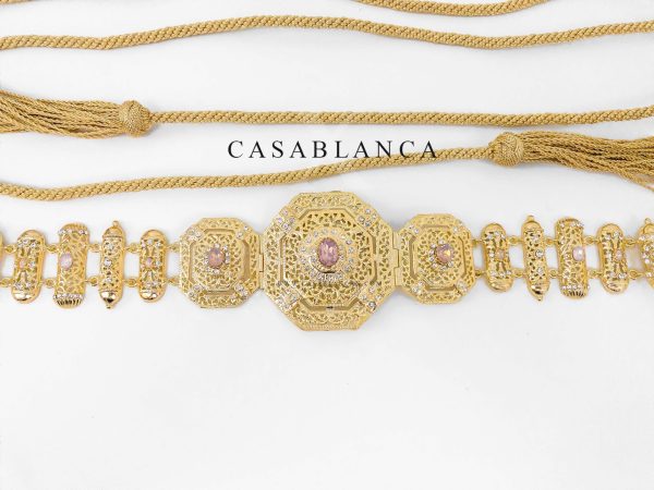 Moroccan Taqlidi Beldi Belt Gold - Smay