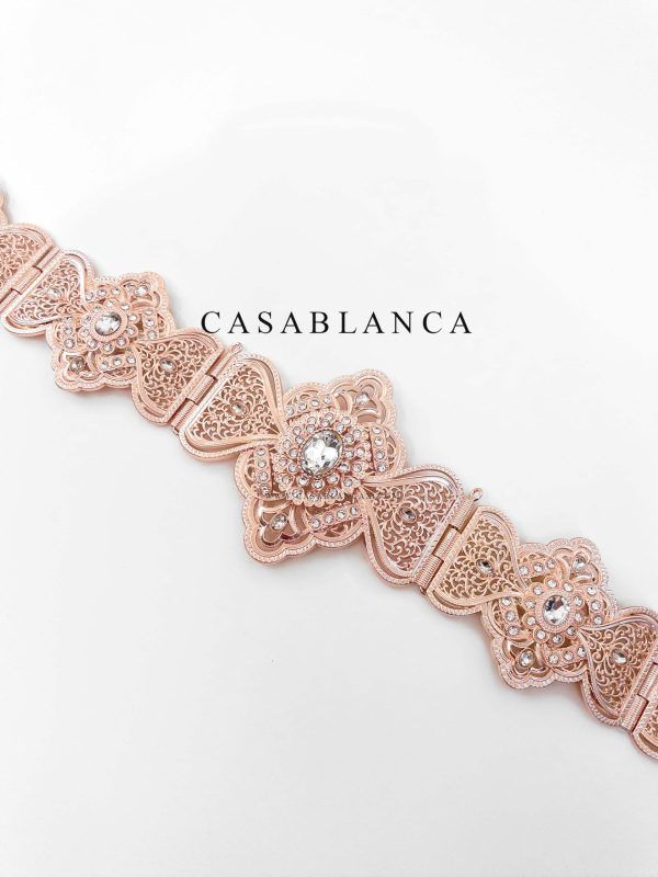 Takshita Rose Gold Belt - Tariz