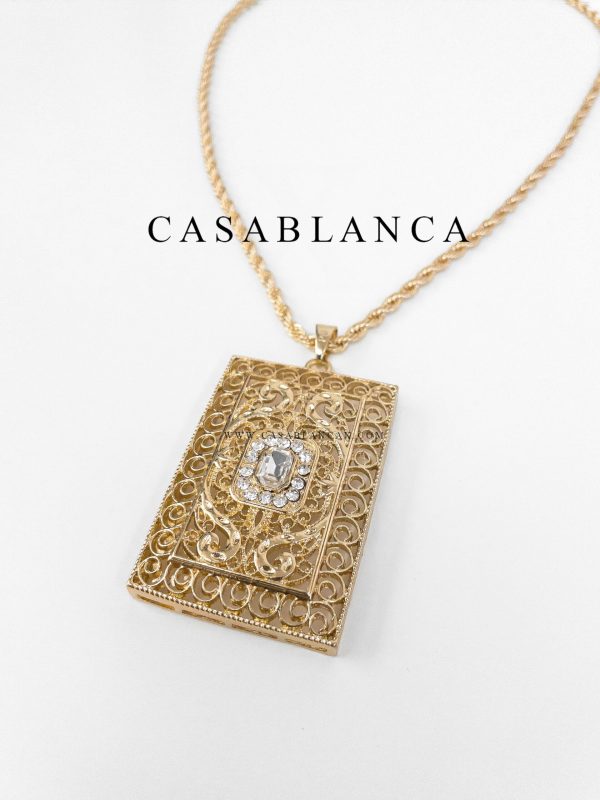 Golden Moroccan Necklace - Magala - Image 4