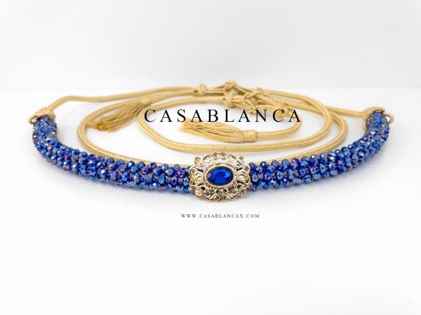 Gouden Riem Blauw - Malyna - Afbeelding 3
