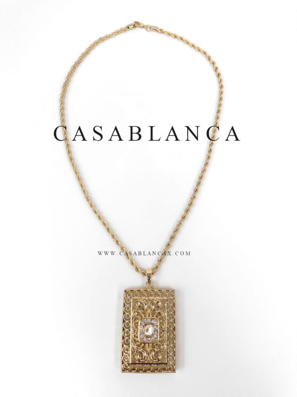 Golden Moroccan Necklace - Magala - Image 3