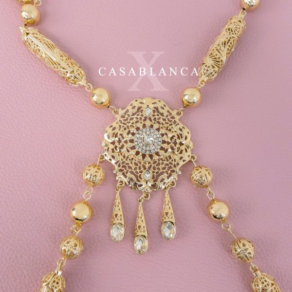 Collar con espalda dorada Chmar Hmala - Baziya - Imagen 3