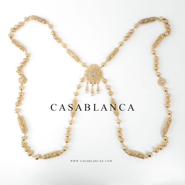 Collar con espalda dorada Chmar Hmala - Baziya - Imagen 2