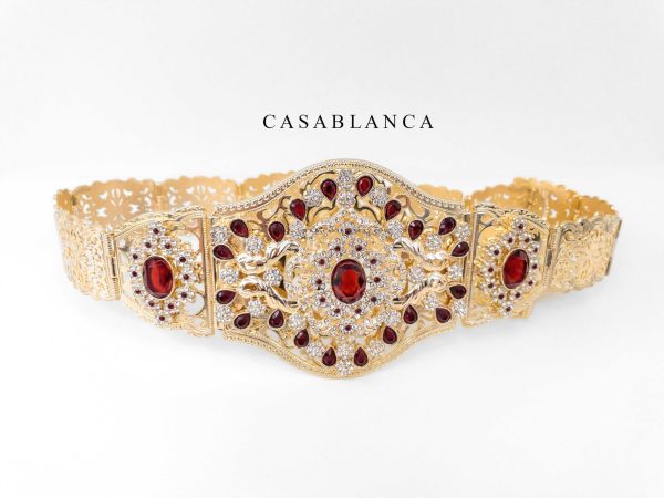 Mdamma Taqlidi Ceinture Red Gold - Harija - Image 3