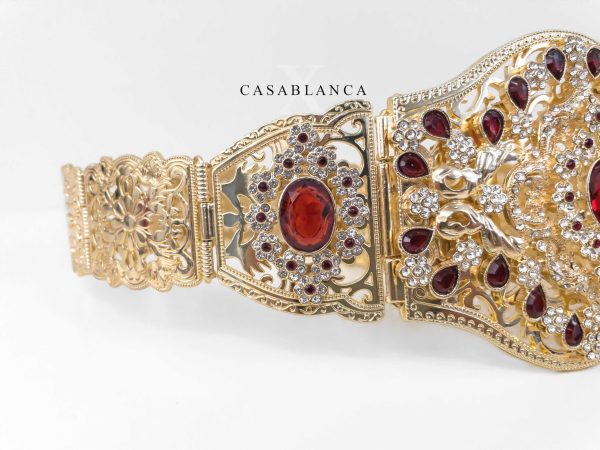 Mdamma Taqlidi Ceinture Red Gold - Harija - Image 2