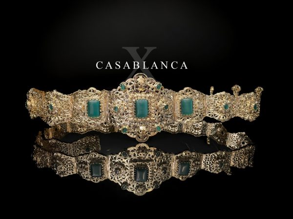 Golden Mdamma Belt Green - Ladija - Image 2