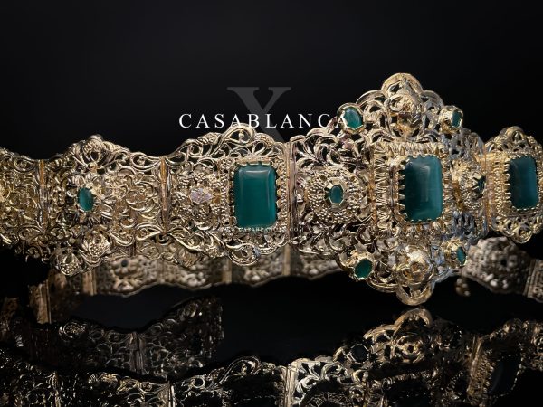 Golden Mdamma Belt Green - Ladija - Image 4