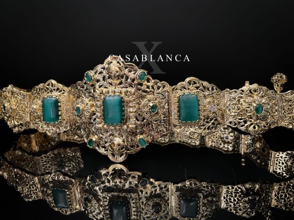 Golden Mdamma Belt Green - Ladija - Image 3