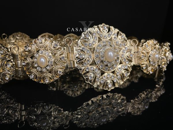 Pearl Jawhar Belt Gold - Harima