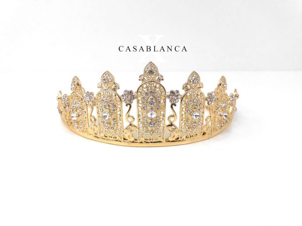 Corona Tiara Dorada Tradicional - Iwy
