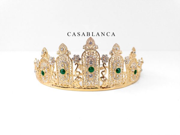 Taqlidi Henna Green Gold Crown - Sama