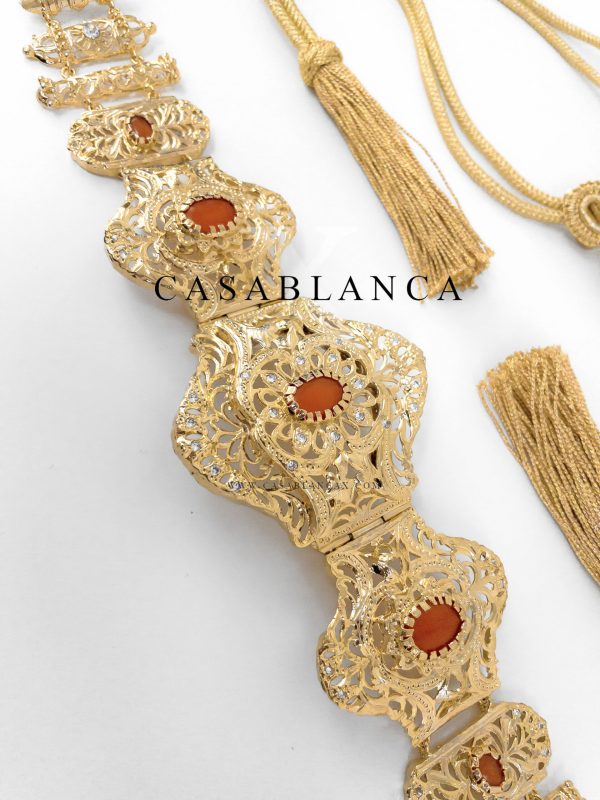 Cinturón Mdamma Oro Rojo Terracota - Menta - Imagen 6