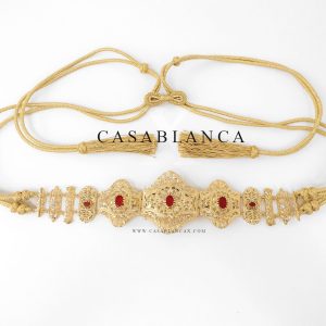 Mdamma Ceintuur Goud Terracotta Rood - Menta - Image 2