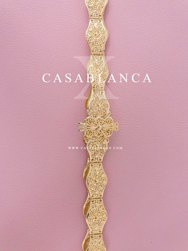 Ceinture dorée simple classique - Zira