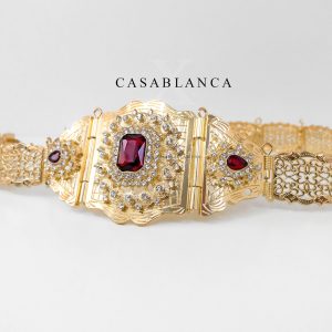 Gouden Marokkaanse Riem Rood - Silva - Image 3