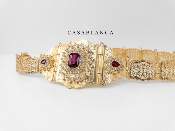 Gouden Marokkaanse Riem Rood - Silva - Image 3