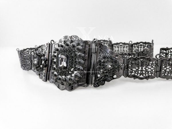 Black Moroccan Belt - Madwa - Image 3