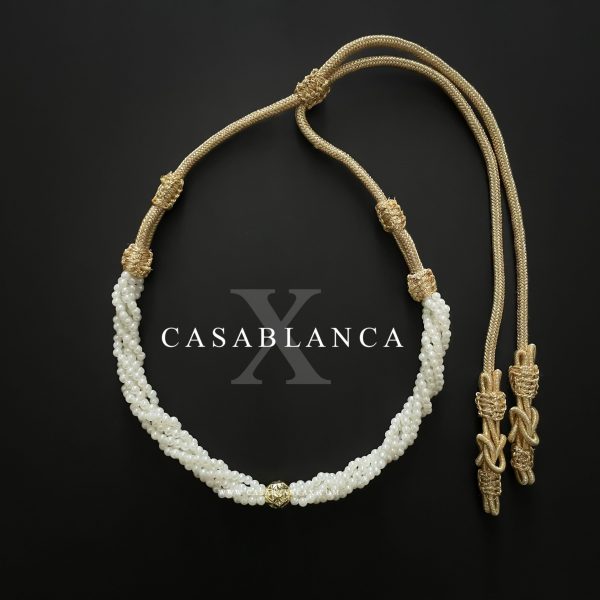 Collar de perlas Jawhar de oro - Rita